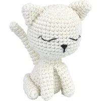 Knitty Critters Kreativset Häkelset Kätzchen Nugget, 5 Teile