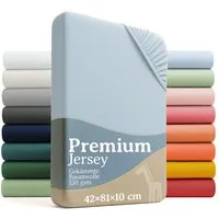 Laleni Spannbettlaken Premium für Beistellbett - Atmungsaktives Spannbetttuch, Gummizug: rundum, (2 Stück), 100% Baumwolle (150 g/m)