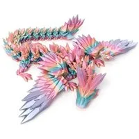 Jumpeak Tierfigur drache 3d druck,drachen figuren,Geflügelt,im Dunkeln leuchtend, (6Farben,2Größen), tiere figuren,tiere spielzeug,Kinderspielzeug