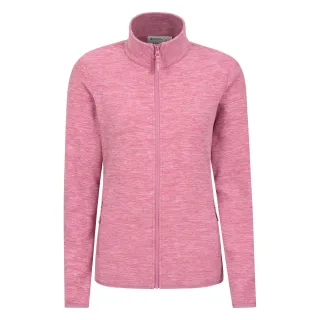 Mountain Warehouse Damen/Damen Snowdon II Melange Full Zip Fleece Jacke (Rosa)