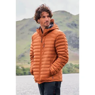 Mountain Warehouse Mens Henry II Extreme unten gefüllte gepolsterte Jacke (Rust)