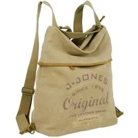 J JONES JENNIFER JONES Umhängetasche Große Canvas Rucksacktasche - Casual Rucksack und Schultertasche 2in1