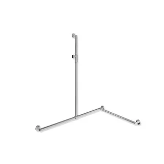 Hewi System 900 Duschhandlauf 900.35M30240 1250 x 1185 x 765 mm, Ausführung rechts, chrom