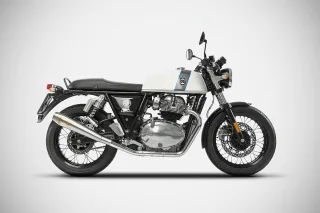 Sport Auspuff ZARD Conical Edelstahl Royal Enfield Continental GT/Interceptor 650 Bj.2018-2020 +ABE