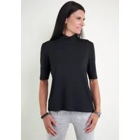 Seidel Moden Stehkragenshirt im hüftlangen Schnitt, MADE IN GERMANY