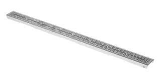 Tece drainline Designrost "quadratum", Edelstahl gebürstet, 1200 mm, 601251 601251