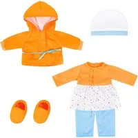 Bayer Puppenkleidung Kleid/Hose orange (Set, 5-tlg)