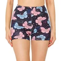 Merry Style Leggings Damen Kurze Leggings MS10-407 (1-tlg) elastischer Bund