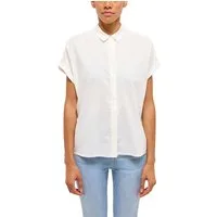 MUSTANG Kurzarmbluse Damen Style Elsa Basic Blouse