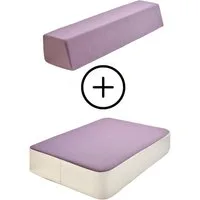 Hipp-Hopp - das Hüpfpolster Weichbodenmatte Hüpfpolster S + Gratis Rückenpolster S Gerade (Set), Made in Germany