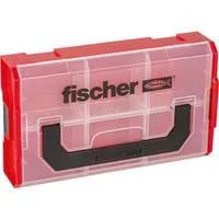 FixTainer - leer -, Aufbewahrungsbox rot/transparent