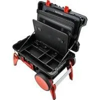 Werkzeugkoffer XXL III , Werkzeugkiste schwarz/rot, (leer)