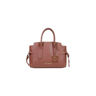 Love Moschino Braune Polyethylen-Handtasche
