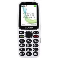 OLYMPIA OFFICE Star Seniorenhandy (Großtasten Handy, Mobiltelefon, Bluetooth, Dual-SIM, weiß)