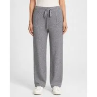 Passioni Strickhose Straight Fit mit Elastikbund im geraden Schnitt