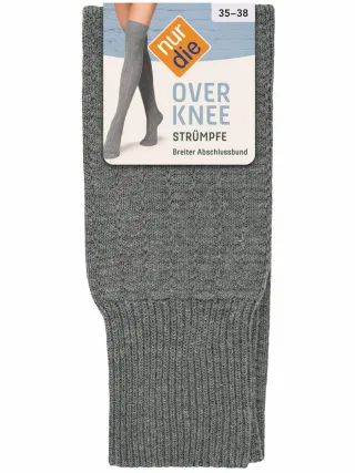 NUR DIE Damen Overknee Strümpfe