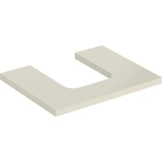 Geberit ONE Waschtisch-Platte, Ausschnitt mittig, für Aufsatzwaschtisch Schalenform 505271004