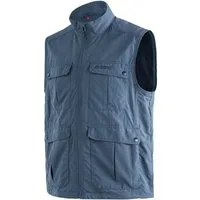 Maier Sports Funktionsweste Valdemar Herren Weste mit mehreren Taschen, atmungsaktive Outdoorweste, Reg Fit