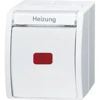 Heizung-Notschalter 2601/6 SKWNH-54 weiß, Retail