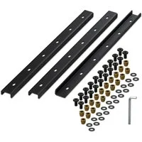 relaxdays Möbelleiste Gratleiste 3er Set U-Form, (3-St), 60 cm
