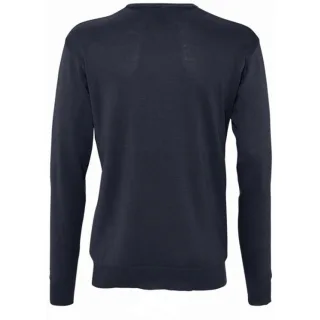 SOLS Herren Galaxy V-Ausschnitt Pullover (Marine)