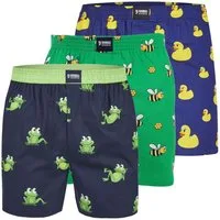 HAPPY SHORTS Boxershorts Happy Shorts X Herren Boxershorts, Boxer Shorts mit Suspense Farbwahl (1-St)