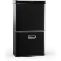 Klarstein Mülleimer Touchless sensor bin, Sensor Trash Bin Garbage Müll Geräuschlos 3 Fächer 60 L