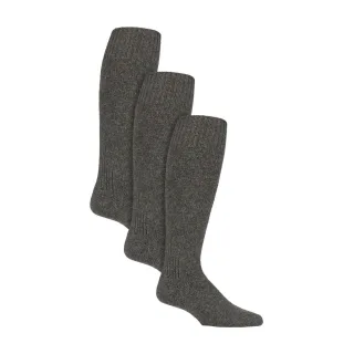 3er Pack Fischer Socken | Lange Wollsocken für Männer | Knielange Angelsocken
