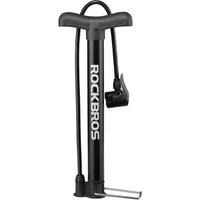 ROCKBROS Fahrradpumpe A320 Standfahrradpumpe – Schwarz - Fahrradpumpe mit 120psi / 8 Bar