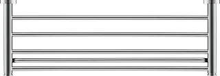 Duravit D-Code Handtuchablage Chrom 650x220x112 mm - 0099251000 0099251000