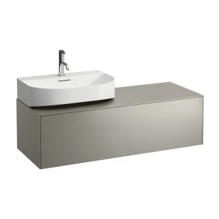 LAUFEN Waschtischunterschrank SONAR f.HWB H816341/2 1175x455 1 Schubl. Ausschnitt li Titan, H4054520 H4054520340421