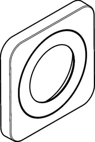 Hansgrohe Rosette f.Griff Waschtischmischer UP Axor Citterio M chrom, 98959000 98959000