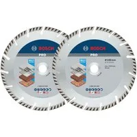 Bosch Professional Diamanttrennscheibe Standard Universal Diamant Trennscheibe 230 mm 2 Stk. (2x 2608615065