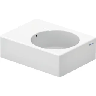 Duravit Design Classics Waschtisch Scola 0685600000 61,5 x 46 cm, Weiß Hochglanz, Becken rechts