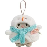 Nici Kuscheltier mymochi, Set Katze Angy 8cm mit Tasse & Schneemannkostüm (Set), in Geschenkbox