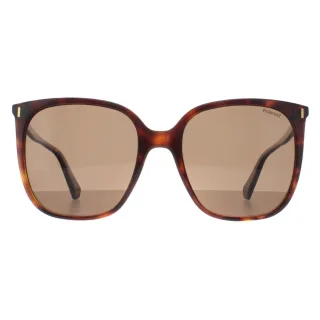 Polaroid Square Damen Havanna Bronze Polarisiert PLD 6218/S