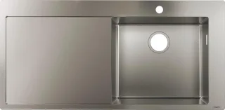 Hansgrohe Einbauspüle 450 mit Abtropffläche S715-F450, 43306800 43306800