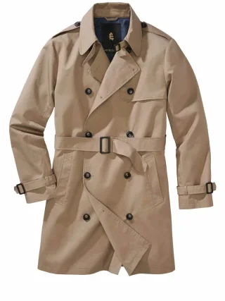 Mey & Edlich Herren New Trenchcoat Beige Oberstoff: 100 % Baumwolle