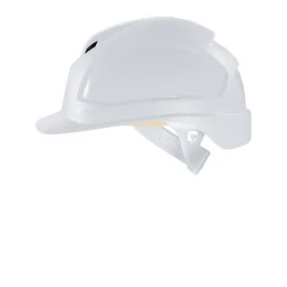 uvex pheos B Schutzhelm mit Lüftung - konvent. Innenausstattung - langer Schirm weiß 51 cm - 61 cm - 9772020