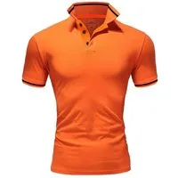 Amaci&Sons Poloshirt PROVIDENCE Herren Basic Kontrast Kurzarm Polohemd T-Shirt