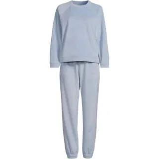 Lounge-Set aus Samt für Damen in Petite-Größe, Damen, size: petite, Pink, Polyester/Polyester-Mischung, by Lands' End