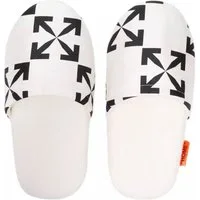 OFF-WHITE Pantoletten Seiden Sandalen Slippers Pantoletten Schuhe S/M Hausschuh
