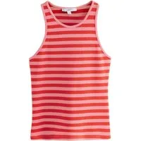 Next Tanktop Gestreiftes Tanktop aus Strick mit Ringerrücken (1-tlg)