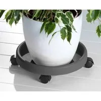 Ruco Blumentopfuntersetzer - Aufstellfläche bzw. Innenmaß ca. 30 cm, Set, 2-tlg., Kunststoff, Ø 34 cm