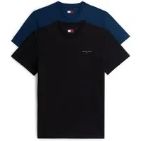 Tommy Jeans T-Shirt TJM SLIM FIT LINEAR 2PACK (Packung, 2-tlg) Rundhals, Jersey