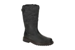 Josef Seibel Herrenstiefel 21941 CHANCE Schwarz Winterstiefel Lammfell warm g...