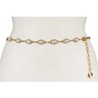 Cassandra Accessoires Kettengürtel Damen Taillenkette Gold - mit funkelnden Straßsteinen