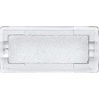 Symbol neutral rechteckig, Schriftband transparent, Retail