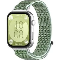 Wigento Smartwatch-Armband Nylon Klettverschluss für Huawei Watch Fit 5 4 / 5 4 Pro / 3 Uhr Band, Outdoor Armband, Verstellbar