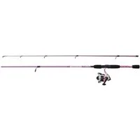 Mitchell Spinnrute Tanager Pink Camo II Spin Combo Rute Rolle Schnur, Pink